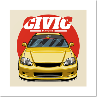 Civic Crew (yellow) Posters and Art